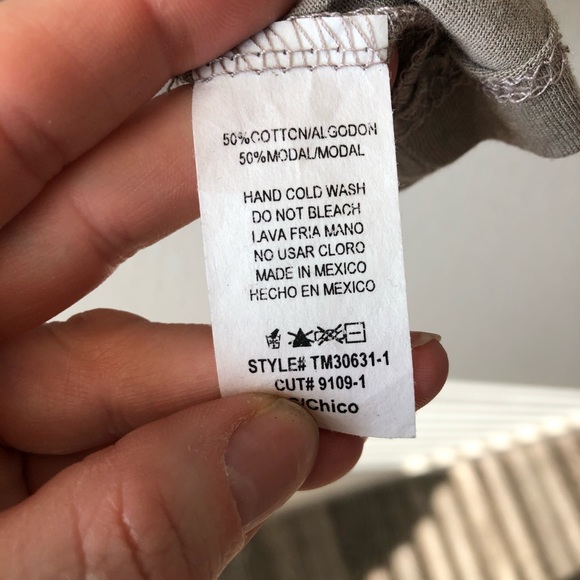 Modal Cotton California Flag High-Low Crop Top - Picture 6 of 8